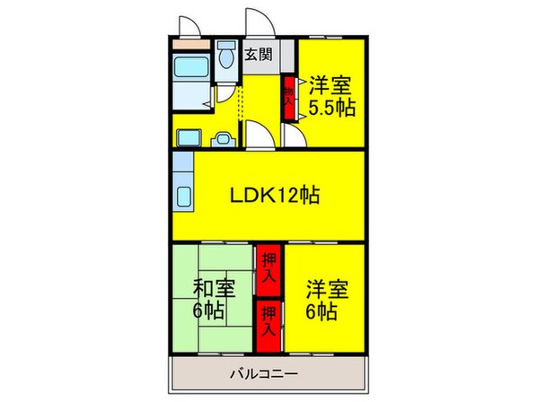 シャト－ＪＯＴＡの物件間取画像